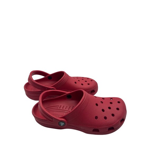 Crocs Size 10 Women Unisex Red Classic Clog  Adjustable Strap Lightweight - Picture 7 of 12